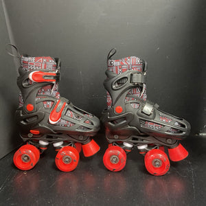 2-in-1 Adjustable Inline/Quad Roller Skates
