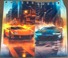 Load image into Gallery viewer, 2pc Sports Car Blackout Curtains
