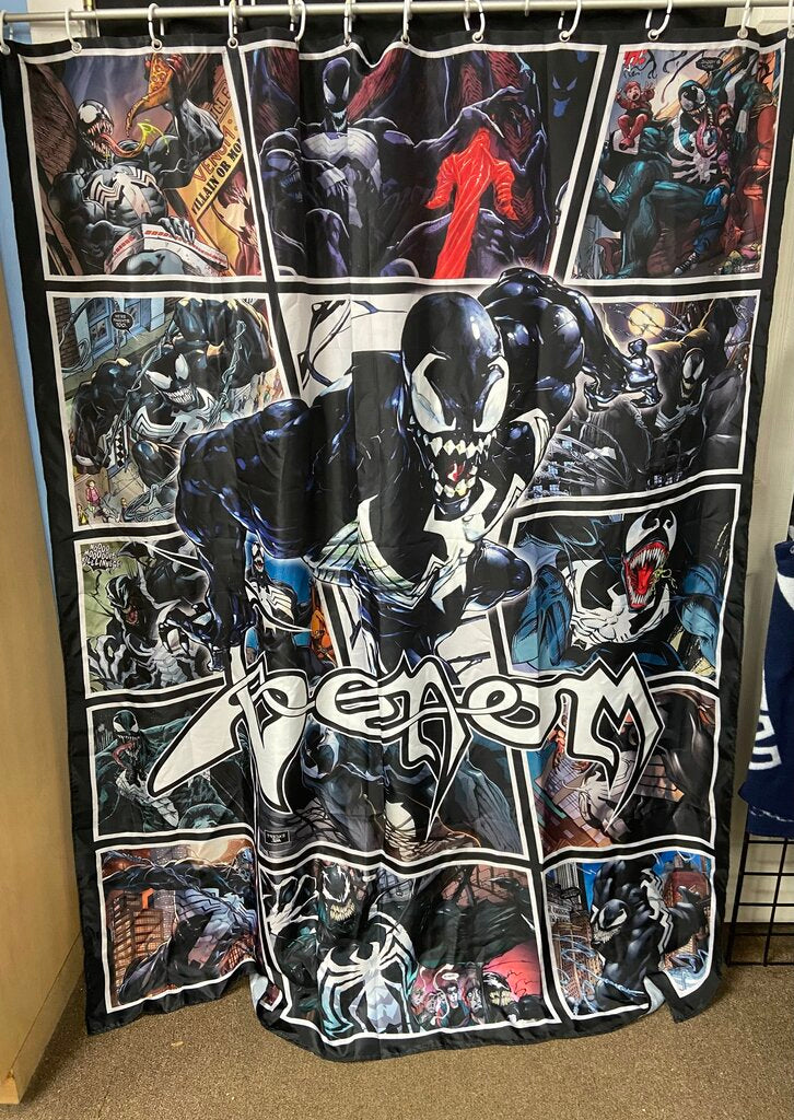 Venom Shower Curtain w/Plastic Hooks