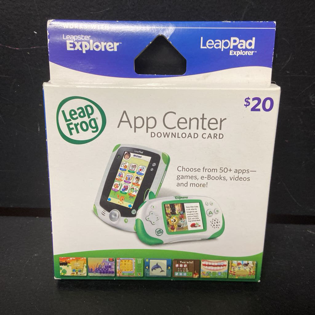 $20 Leapster Explorer App Center Download Car (NEW)