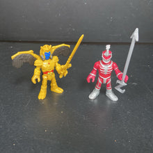 Load image into Gallery viewer, 2pk Imaginext Goldar &amp; Lord Zed Figures w/Weapons
