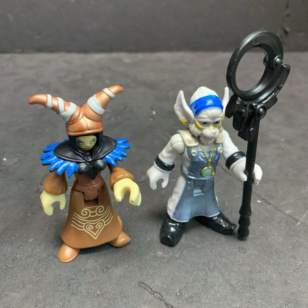 2pk Imaginext Rita Repulsa & Finster Figures w/Weapon