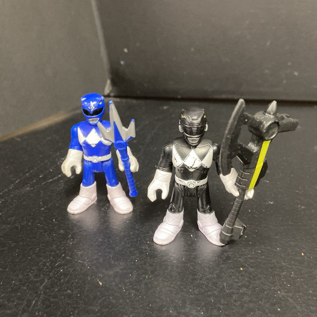 2pk Imaginext Rangers Figures w/Weapon