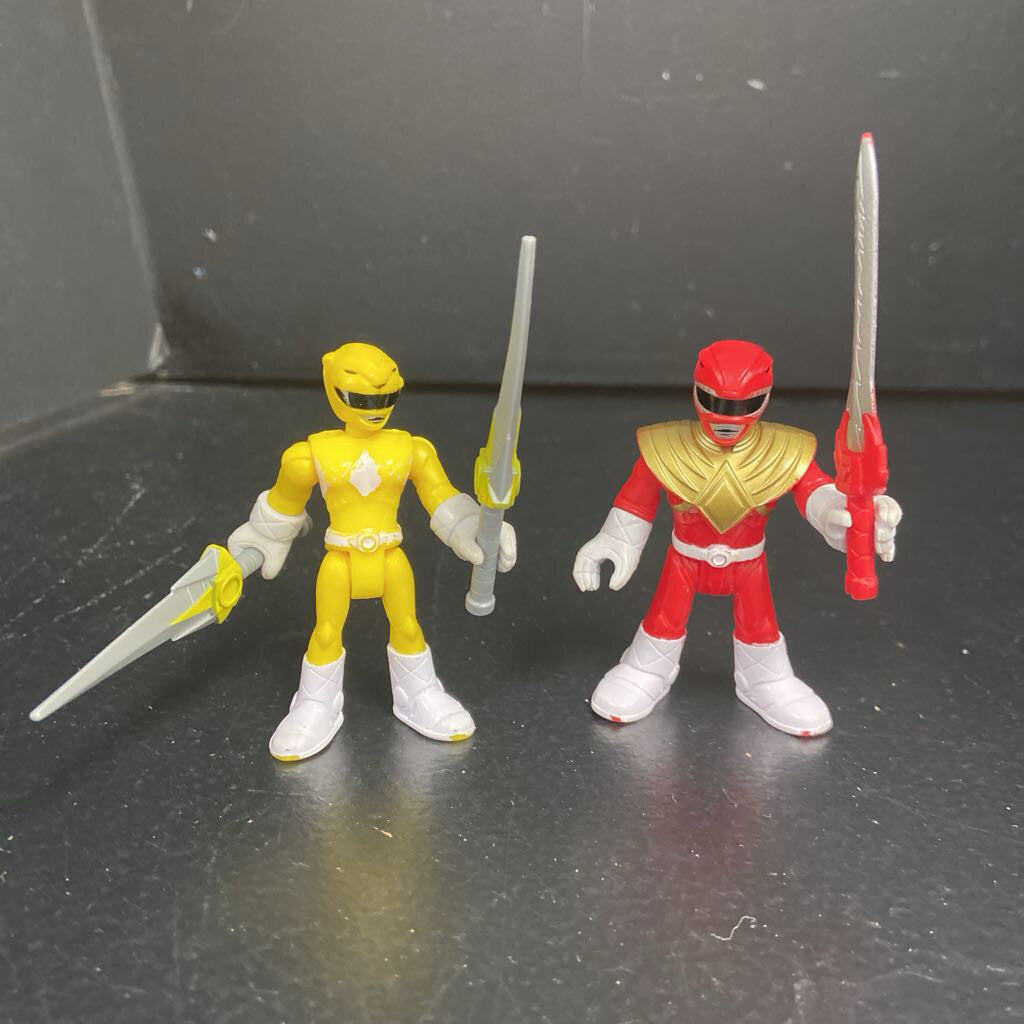 2pk Imaginext Rangers Figures w/Weapon
