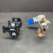 Load image into Gallery viewer, 2pk Galactic Heroes Chewbacca &amp; First Order Pilot Figures
