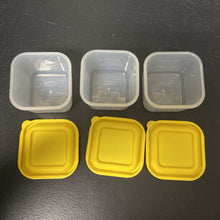 Load image into Gallery viewer, 3pk Unbreakable Cubes Baby Food Storage Containers
