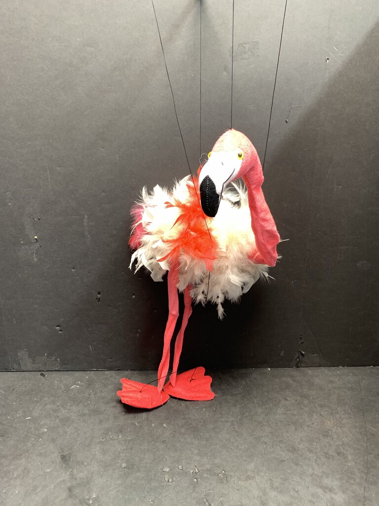 Flamingo Marionette Puppet