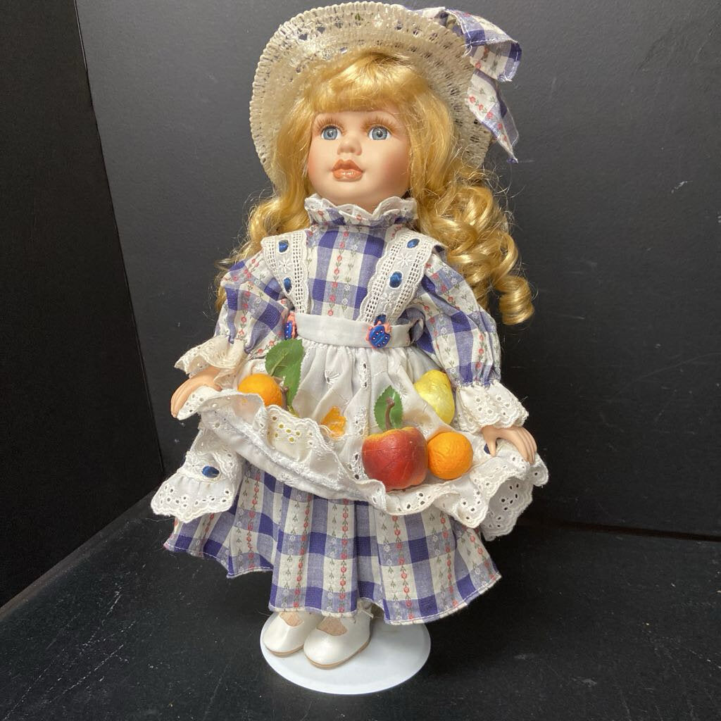 Collector's Choice Porcelain Doll w/Stand