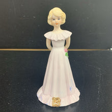 Load image into Gallery viewer, Age 13 Birthday Girls Ceramic Figurine
