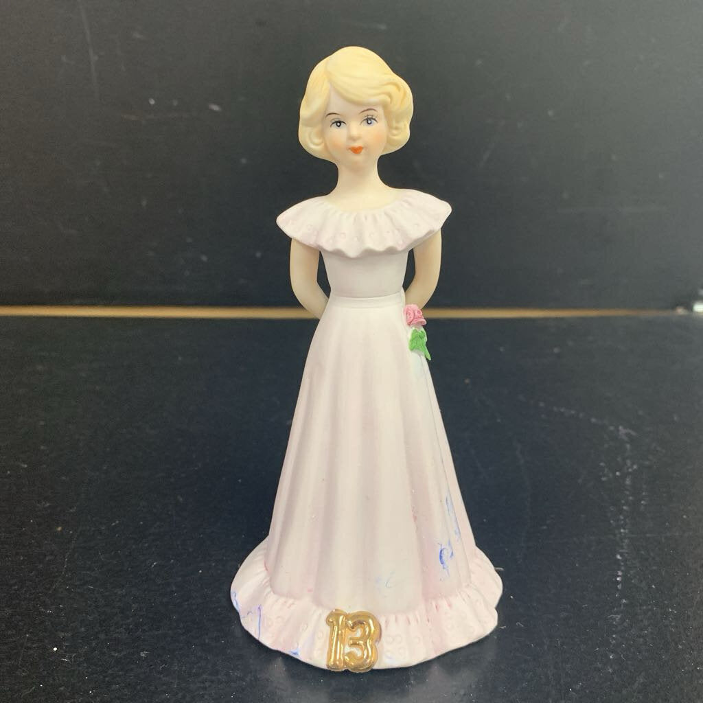 Age 13 Birthday Girls Ceramic Figurine