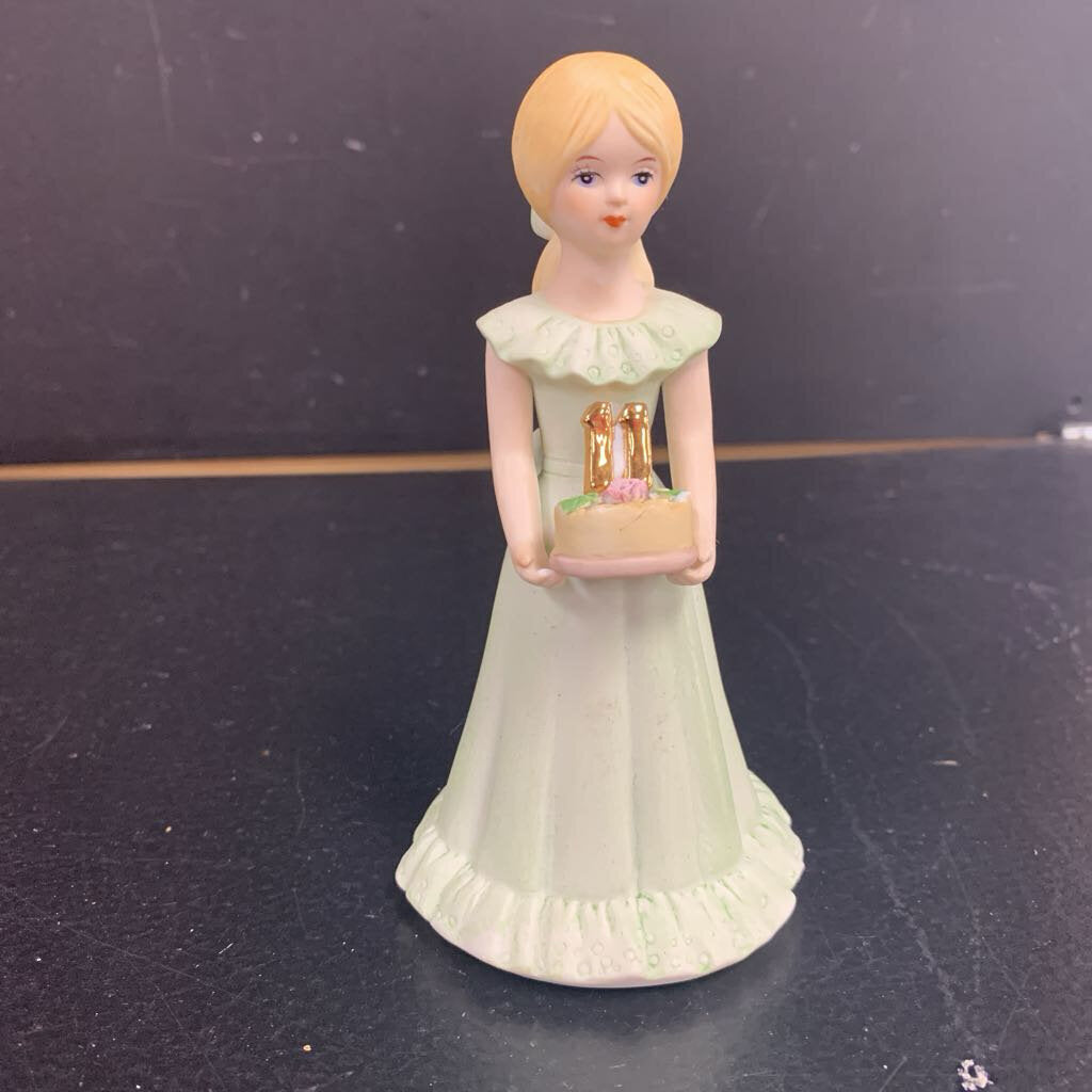 Age 11 Birthday Girls Ceramic Figurine