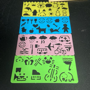 Scratch Art Set w/Stencils (Scratchboardz)