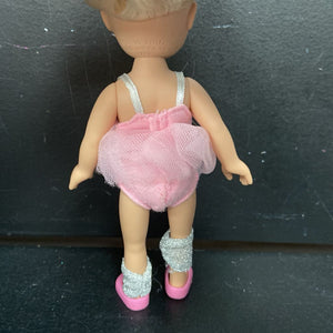 Mini Poseable Ballerina Doll