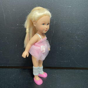 Mini Poseable Ballerina Doll