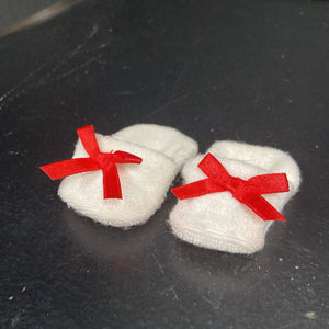 Bow Slippers for 18" Doll