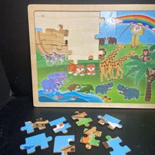 Load image into Gallery viewer, 48pc Wooden Noah&#39;s Ark Puzzle
