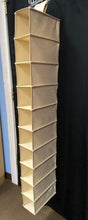 Load image into Gallery viewer, 10 Compartment Hanging Shoe Organizer
