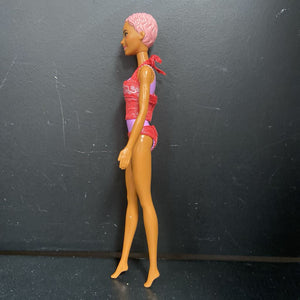 Doll in Sparkly Swimwear