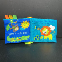 Load image into Gallery viewer, &quot;Jungle Friends&quot; Sensory Soft Book
