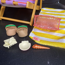 Load image into Gallery viewer, Day at the Beach Chair w/Accessories for 18&quot; Doll
