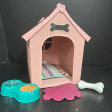 Load image into Gallery viewer, Puppy House w/Accessories for 18" Doll
