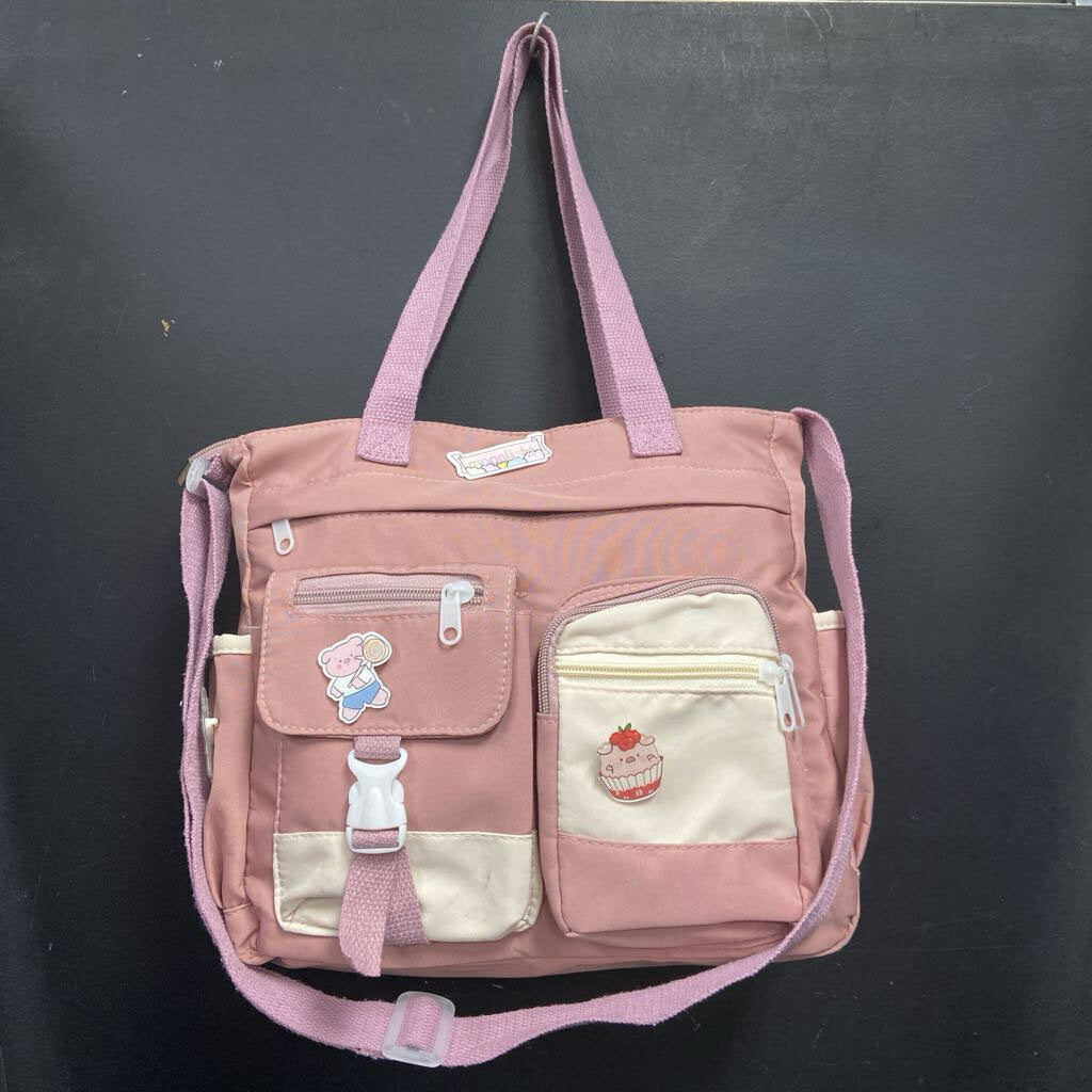 Shoulder Bag w/Pins