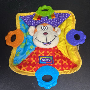 Monkey Teething Security Blanket