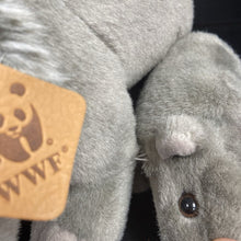 Load image into Gallery viewer, Mother Rhino w/Baby Rhino Plush 1986 Vintage Collectible
