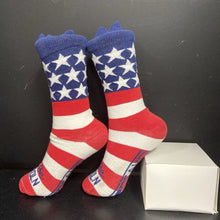Load image into Gallery viewer, Girls &quot;Babe Lincoln&quot; USA Socks (Freaker Feet)
