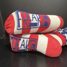 Load image into Gallery viewer, Girls &quot;Babe Lincoln&quot; USA Socks (Freaker Feet)
