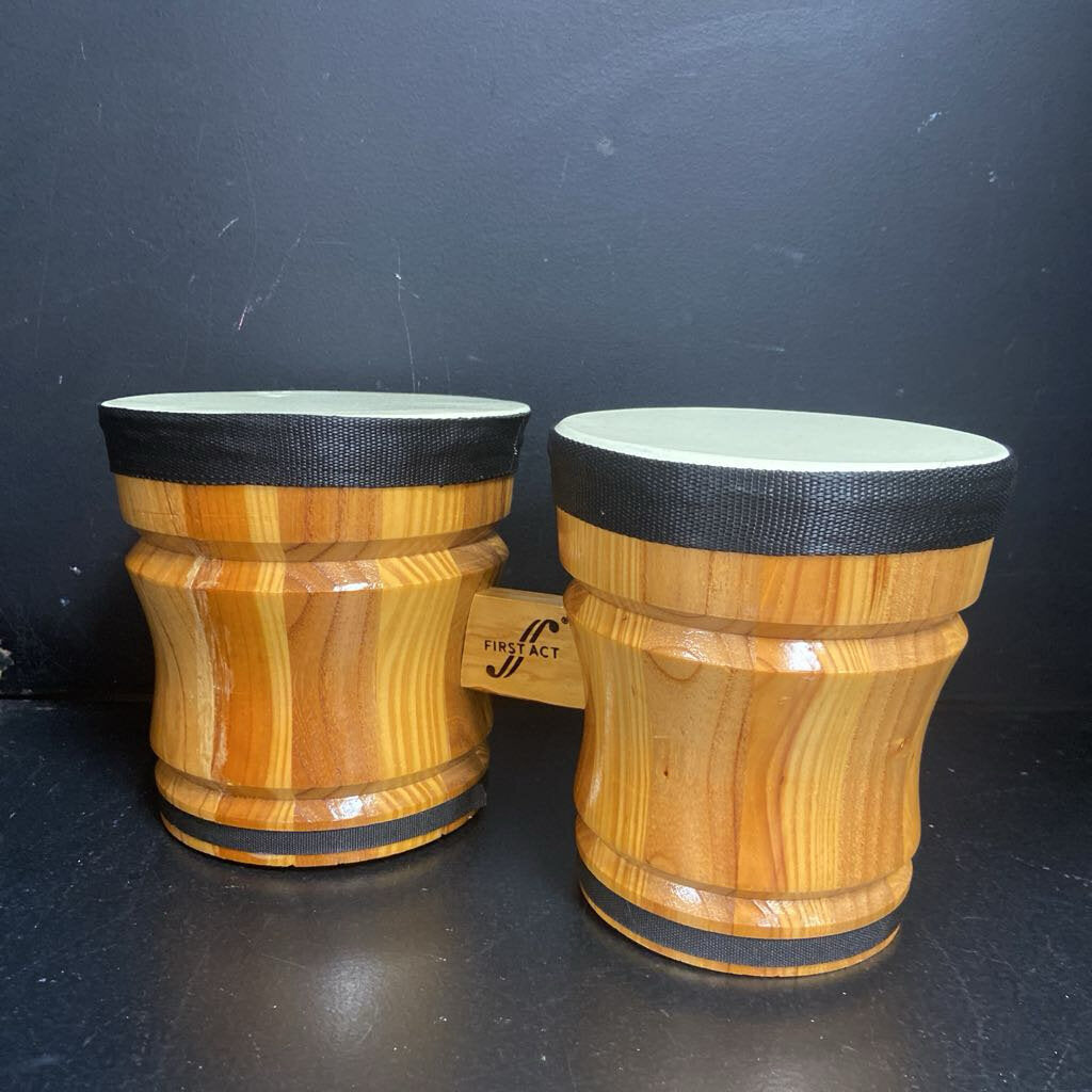 Wooden Bongo Drums