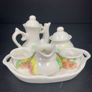 Fruit Porcelain Collectible Tea Set
