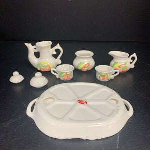 Fruit Porcelain Collectible Tea Set
