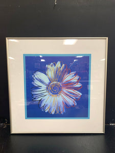 Andy Warhol "Daisy" c.1982 Framed Flower Print Picture