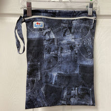 Load image into Gallery viewer, Denim Pattern Diaper Wet Bag (Baby Land)
