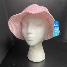 Load image into Gallery viewer, Girls Polka Dot Reversible Sun Hat (NEW)
