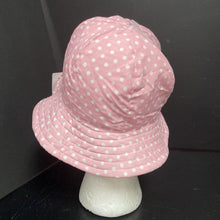 Load image into Gallery viewer, Girls Polka Dot Reversible Sun Hat (NEW)
