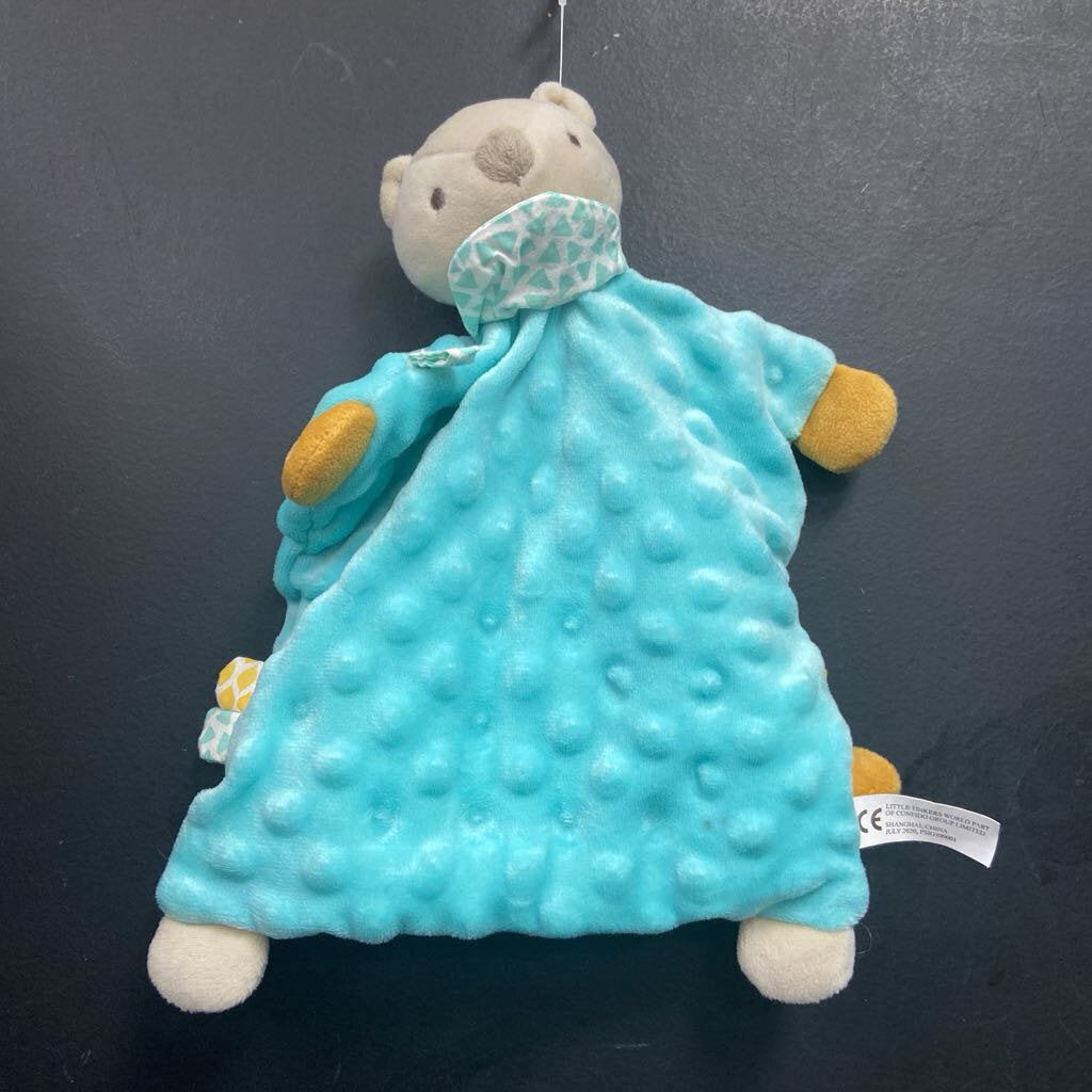 Bear Rattle Security Blanket (Little Tinkers World)