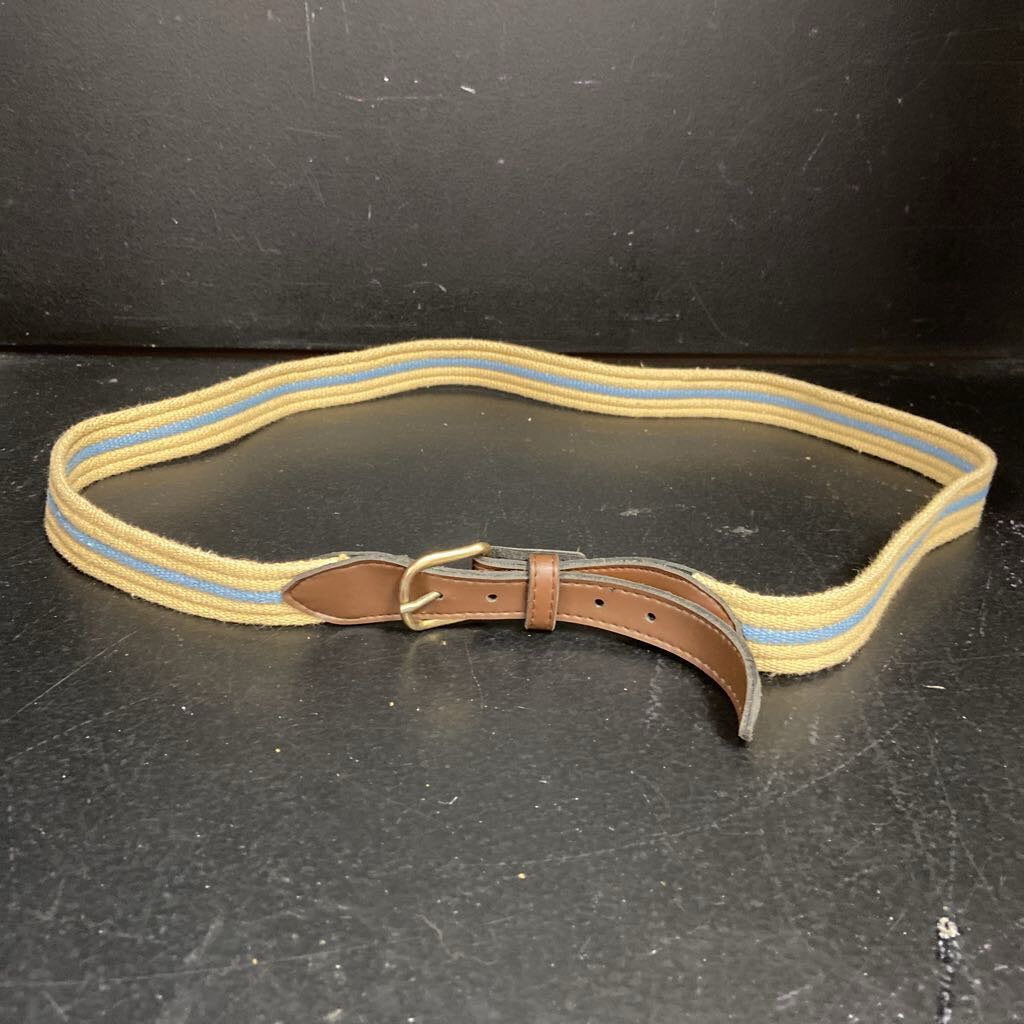Boys Striped Cloth Belt