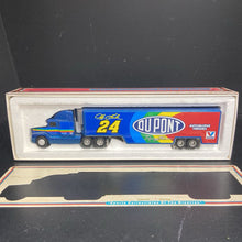 Load image into Gallery viewer, Racing Replicas NASCAR Jeff Gordon Du Pont #24 Diecast Transporter Truck
