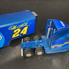 Load image into Gallery viewer, Racing Replicas NASCAR Jeff Gordon Du Pont #24 Diecast Transporter Truck
