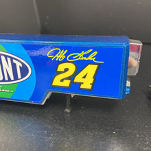Load image into Gallery viewer, Racing Replicas NASCAR Jeff Gordon Du Pont #24 Diecast Transporter Truck
