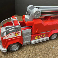 Load image into Gallery viewer, Marshall&#39;s Transforming Firetruck w/Figure Battery Operated

