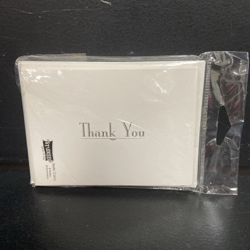 8pk Thank You Notes w/Envelopes (NEW)