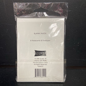 8pk Thank You Notes w/Envelopes (NEW)