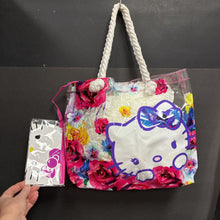 Load image into Gallery viewer, Beach Bag w/Pouch Bag
