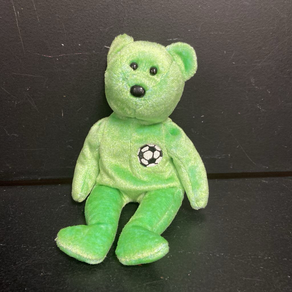 Kicks the Soccer Bear Beanie Baby