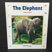 Load image into Gallery viewer, The Elephant: Peaceful Giant (Reader&#39;s Digest Animal Close-Ups) (Mammals) (Christine &amp; Michel Denis-Huot) -educational hardcover
