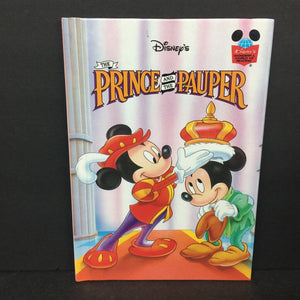 Disney's The Prince and the Pauper (Mickey & Friends) (Disney's Wonderful World of Reading) -character reader hardcover