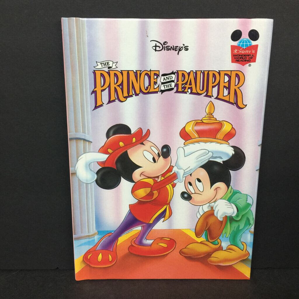 Disney's The Prince and the Pauper (Mickey & Friends) (Disney's Wonderful World of Reading) -character reader hardcover